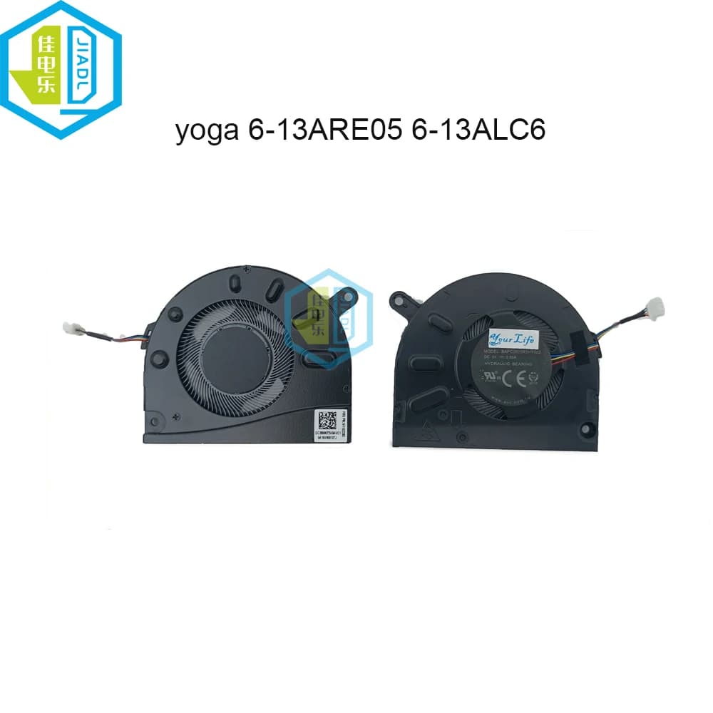 Genuine Laptop CPU Cooling Fan Cool For Lenovo Ideapad Yoga 6-13ARE05 6-13ALC6 5F11B22383 DC28000T5V0 Computer Cooler Radiator