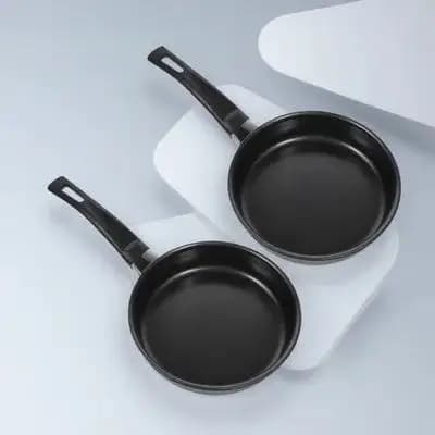Set of 2 Dining Tables for Eggs, Mini Kitchen Panels 14 Cm Diameter, Ideal for Pancake, Omelette, Steaks, BBQ