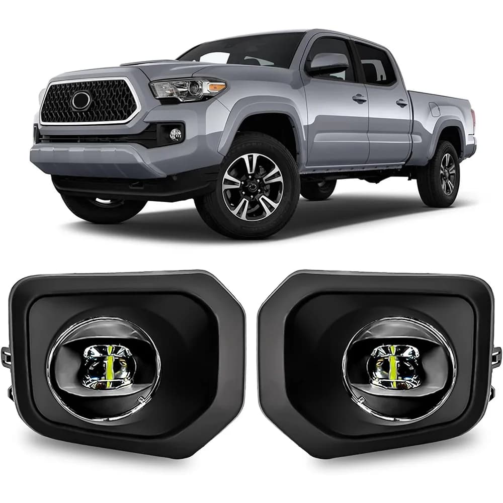 Fari Fendinebbia a LED per Toyota Tacoma 2016-2023 (Compatibili Solo con i Modelli SR, SR5) Gruppo Fendinebbia Anteriore con Cablaggio e Interruttore