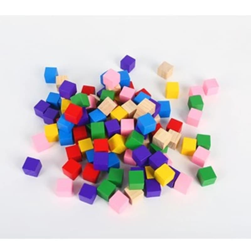 100 pz/set 8 millimetri 5 colore Trasparente Angolo Piazza di Cristallo Colorato Dadi Scacchi Pezzo Trasparente Angolo Retto Setaccio Per Di Puzzle gioco