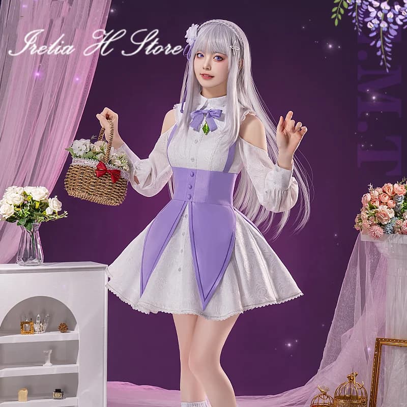 Irelia H Store ambia from King:Life in a world different from zero costumes Cosplay woman dress with date the exile Halloween costume