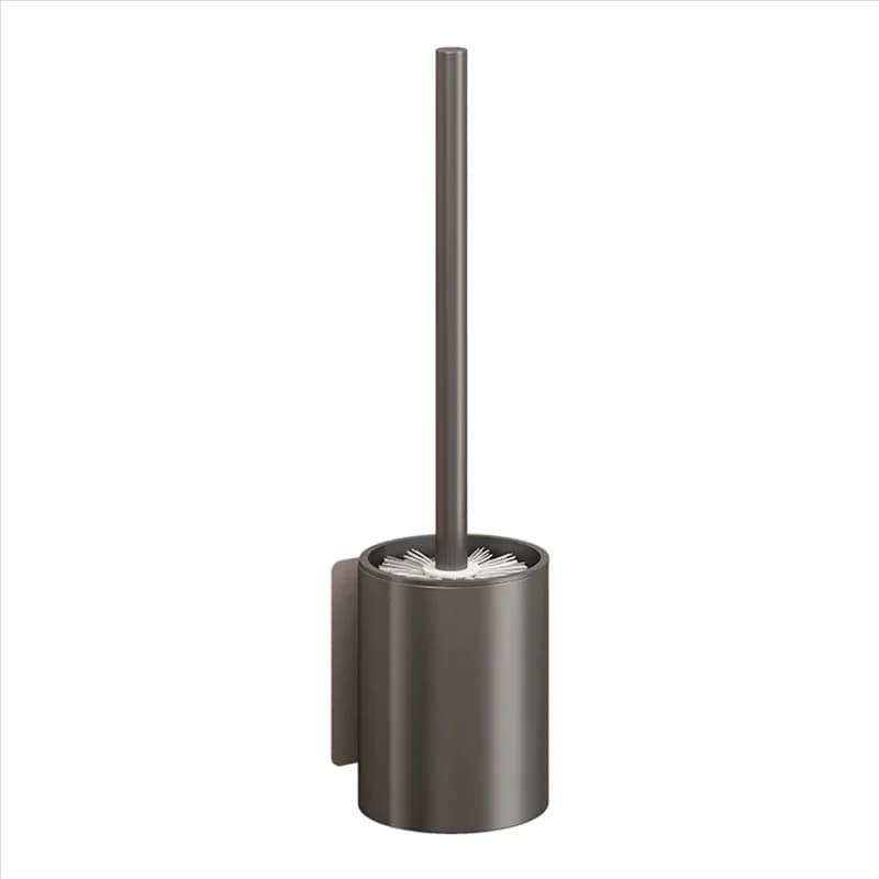 Porta scopino per WC da bagno Strumenti per la pulizia Montaggio a parete senza trapano Scopino per WC verticale Accessori per il bagno-Nuovo
