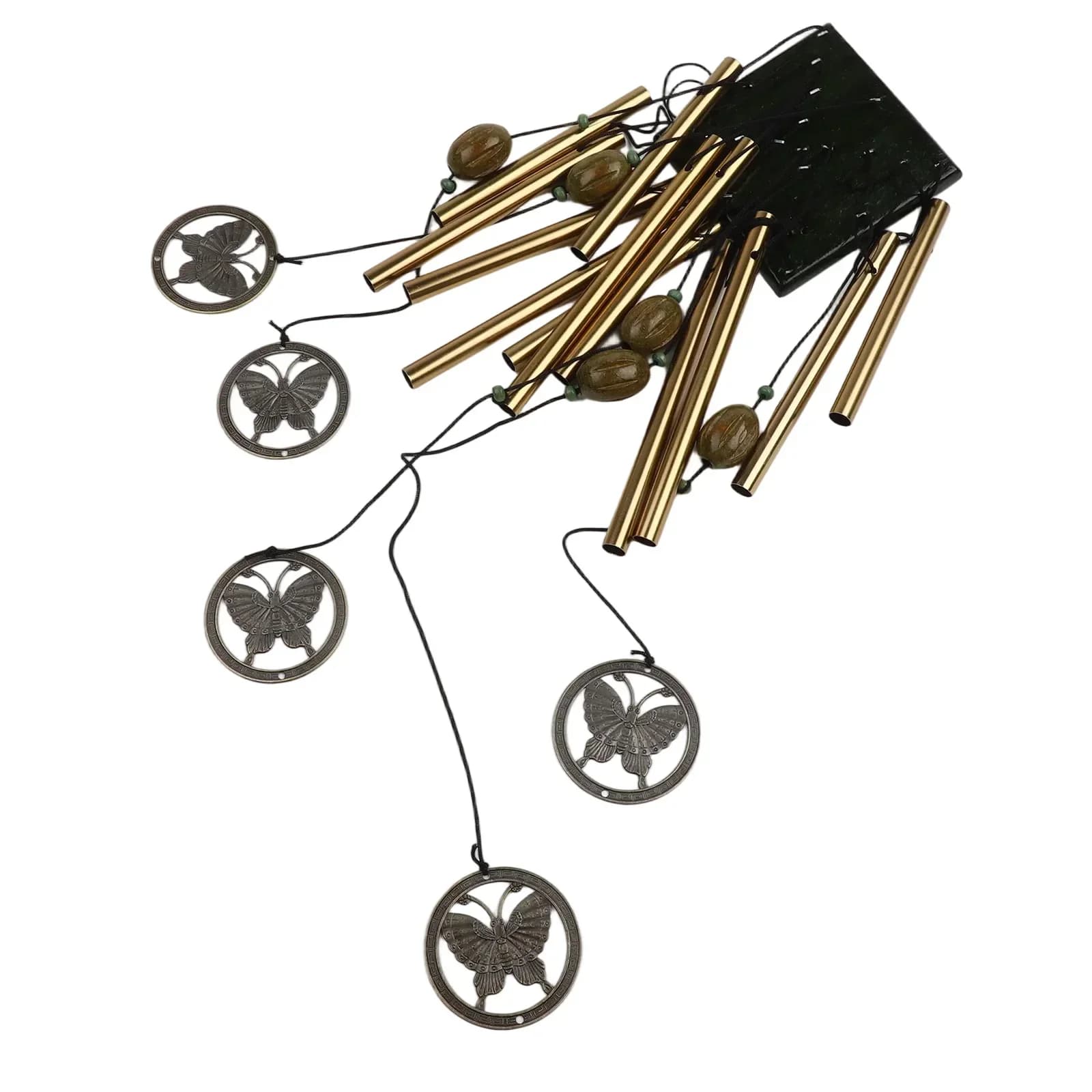 Bell Windchime 60cm Height Yard Chapel Metal New Outdoor Porch Practical 12 Tube Quality 13cm Tube Length Wind Chime