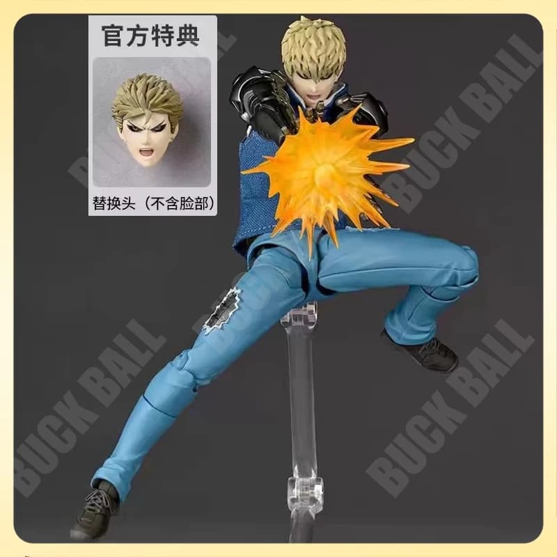 Disponibile: Action Figure Genos, Kaiyodo Revoltech Yamaguchi One Punch Man, Statuetta Snodabile Ko, Modello Gk, Regalo per Bambini