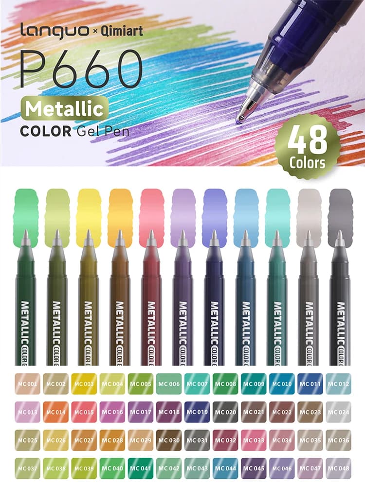 Penna per disegno 3D tridimensionale a colori metallici con punta in acciaio inossidabile da 1,0 mm, flusso dell'inchiostro stabile e più fluido, texture lucida metallizzata, adatta per disegnare, scrivere, marcare, fai da te... nail art, impermeabile e resistente allo sbiadimento