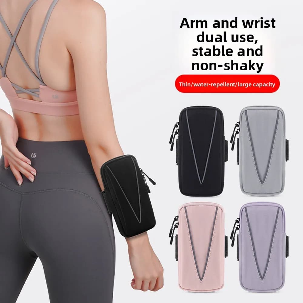 Shoulder Belt Running Phone Arm Bag Large Capacity Waterproof Running Phone Shoulder Bag Lightweight Vertical Sports Phone Bag