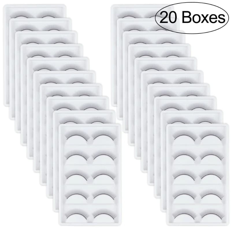 5/10/15/20 Boxes Training Eyelashes Beginners Fined Eyelash Practice Eyelash Strip Eyelash Individual Eyelash Extension Tools