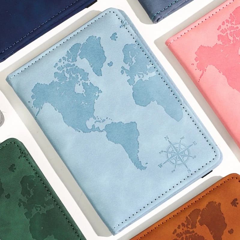 Passport Holder Leather Passport Covers Passport Case Ticket Holder Id Card Holder Travel Accessories