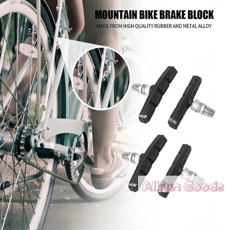 [TG835]4 Pcs Bicycle Break Pads Shoes Tools For Mountain Road Bike Brake Block