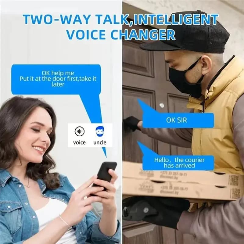 Campanello Video HD B47C con Visione Notturna, Comunicazione Bidirezionale, Facile Installazione, Uso a Lungo Termine, Privacy Migliorata