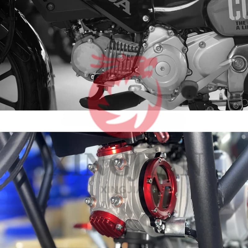 Testine del cilindro del motore del motociclo e coprivalvola per HONDA Cross Cub 110 / CC110 Accessori per la modifica del coperchio del fodero orizzontale visivo