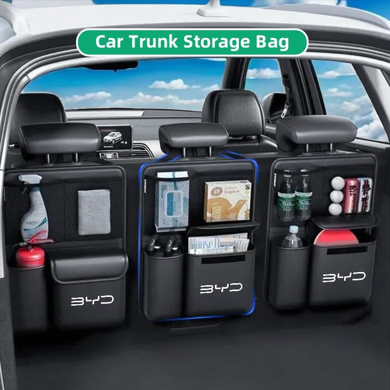 1 pz Bagagliaio di un'auto Borsa di Immagazzinaggio SUV Sedile Posteriore Appeso Strumenti Organizzatore Borsa di Immagazzinaggio Multifunzionale per BYD Seal Atto3 S2 S6 S7 X Dream