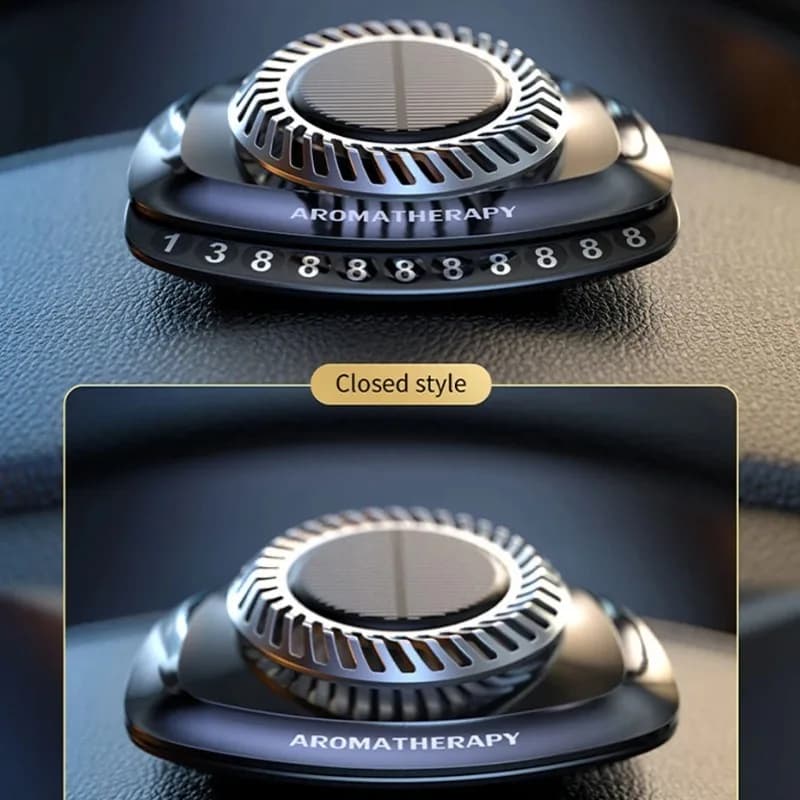 Diffuser of essential oils for deodorant for solar car Wheel the universal interior decoration kit for automatic fragrance plate display