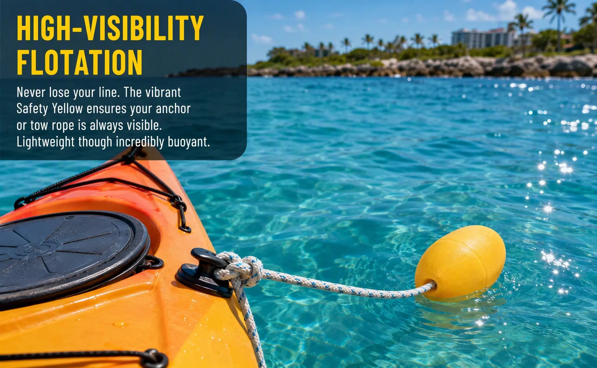 2Pcs 4x2.6 Rope Floats Kayak Anchor Buoy Drift Brake Floatable Yacht Boat Fishing Buoy Mooring Water Float Box