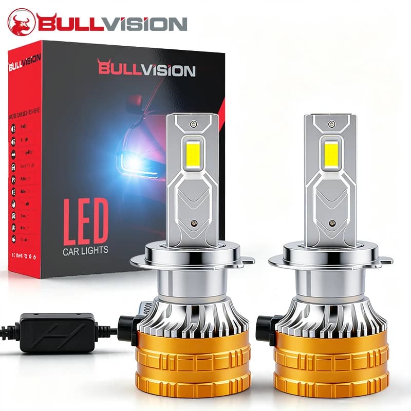 H1 H8 H9 H11 9005 HB3 9006 HB4 9012 HIR2 LED Headlight 9570 CSP Canbus EMC Car Headlamp Turbo Fan Universal H7 Led Upgraded for