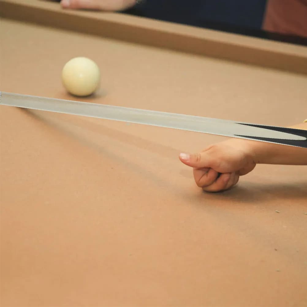 Set di 3 Mini Stecche da Biliardo in Legno per Bambini, Bastoncini da Snooker di Dimensioni Ridotte per Feste di Compleanno
