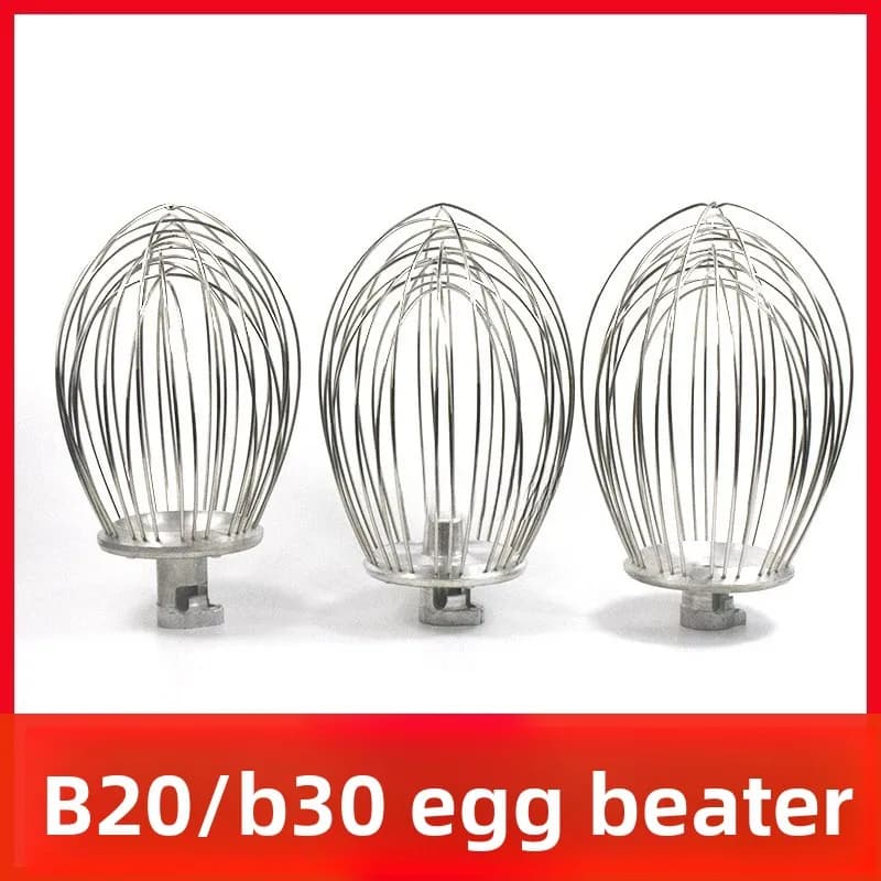 B20B30 Blender Egg Ball Mesh Cage Egg Brush Stainless Steel Accessories Cream Beater