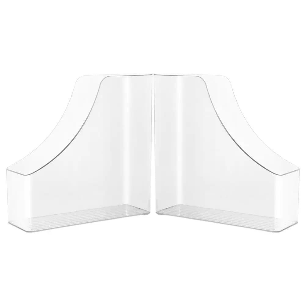 2 Pezzi Organizzatore Trasparente per Documenti, Scatola Creativa per Archiviazione da Scrivania, Porta Riviste, Organizzatore per Casa, Ufficio e Studio