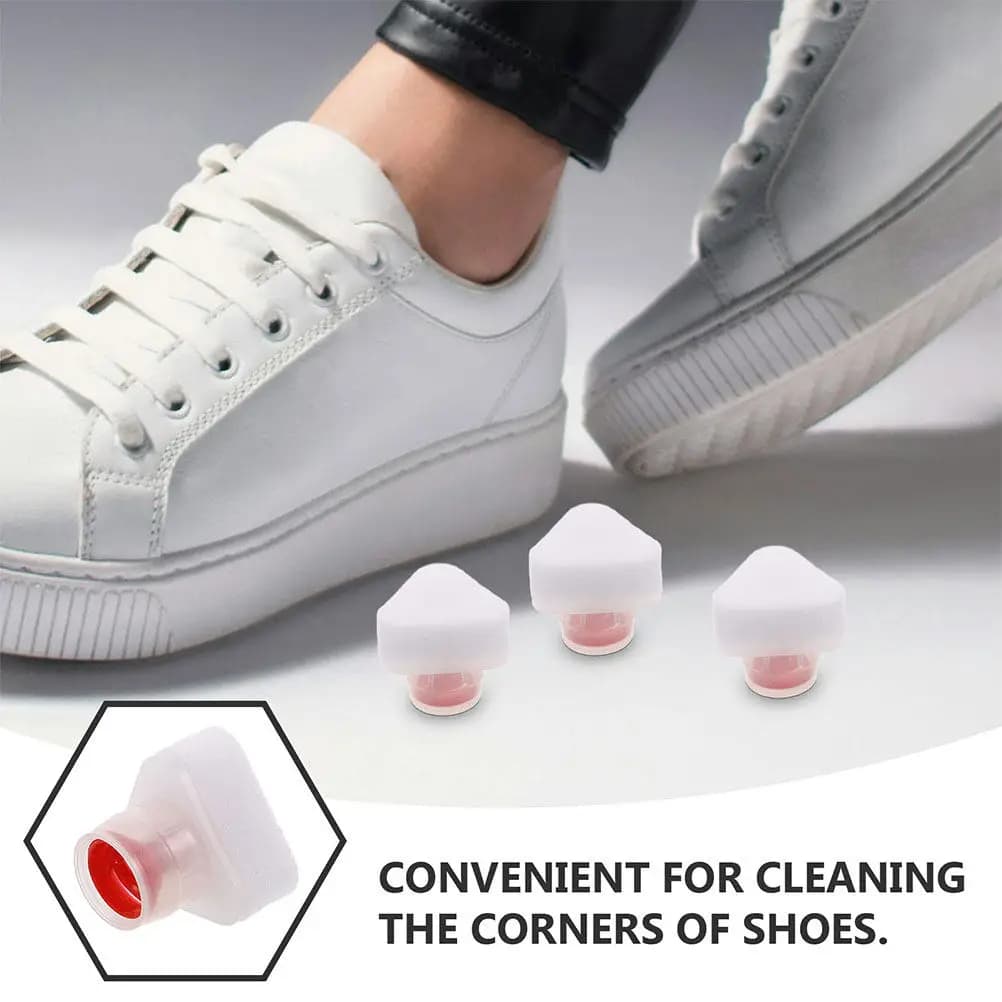 20 Pezzi Spugne Riutilizzabili per Lucidatura Scarpe, Kit Spazzole a Pressione per Stivali, Spugne Durevoli per Accessori Calzature in Pelle