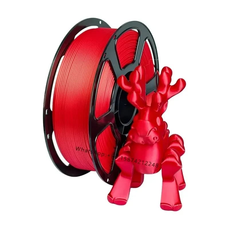 Silk Single Color 3D Printing Consumables PLA Silk 1KG 3D Printer Monochrome New Material Multi-Color Optional 3D Filament
