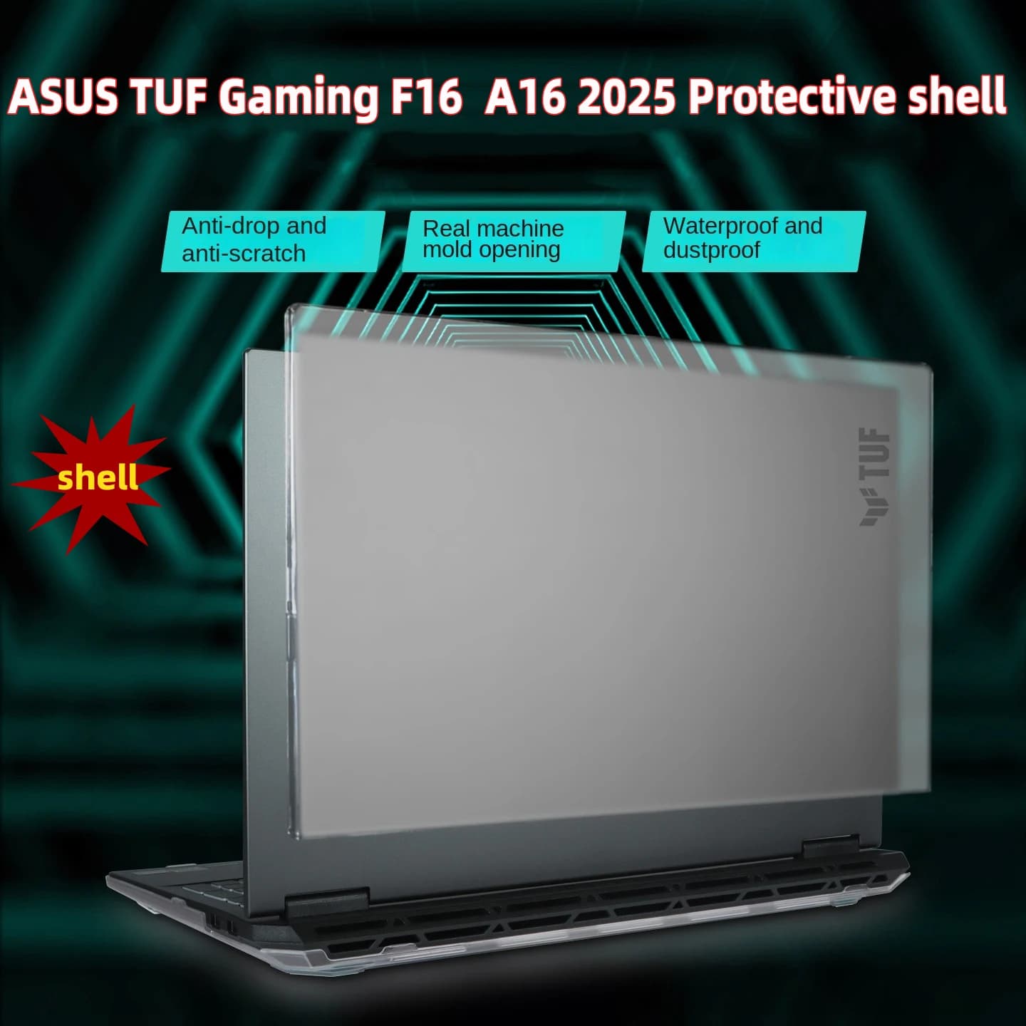 Per Asus tufgaming f16 a16 custodia per notebook da 16 pollici FX608 custodia antigraffio FA608 custodia per fusoliera anticaduta all-inclusive per computer