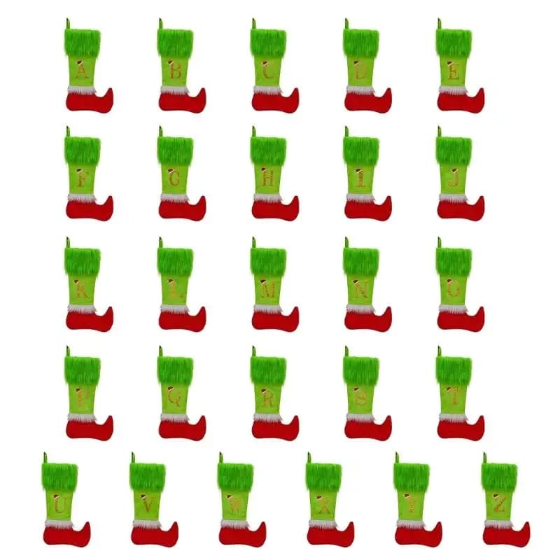 G6KF Christmas Tree Ornament Christmas Stockings Gift Bag Christmas Hanging Socks