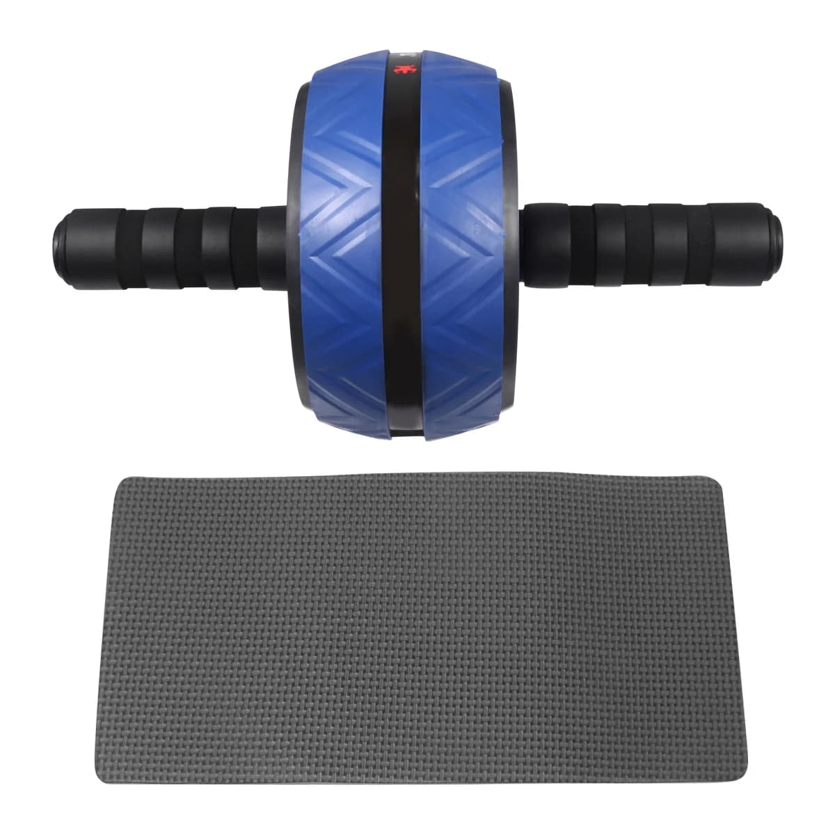 2-piece abdominal wheel design large size ergonomic handle fitness wheel abdominal roller for central muscle training weight loss
