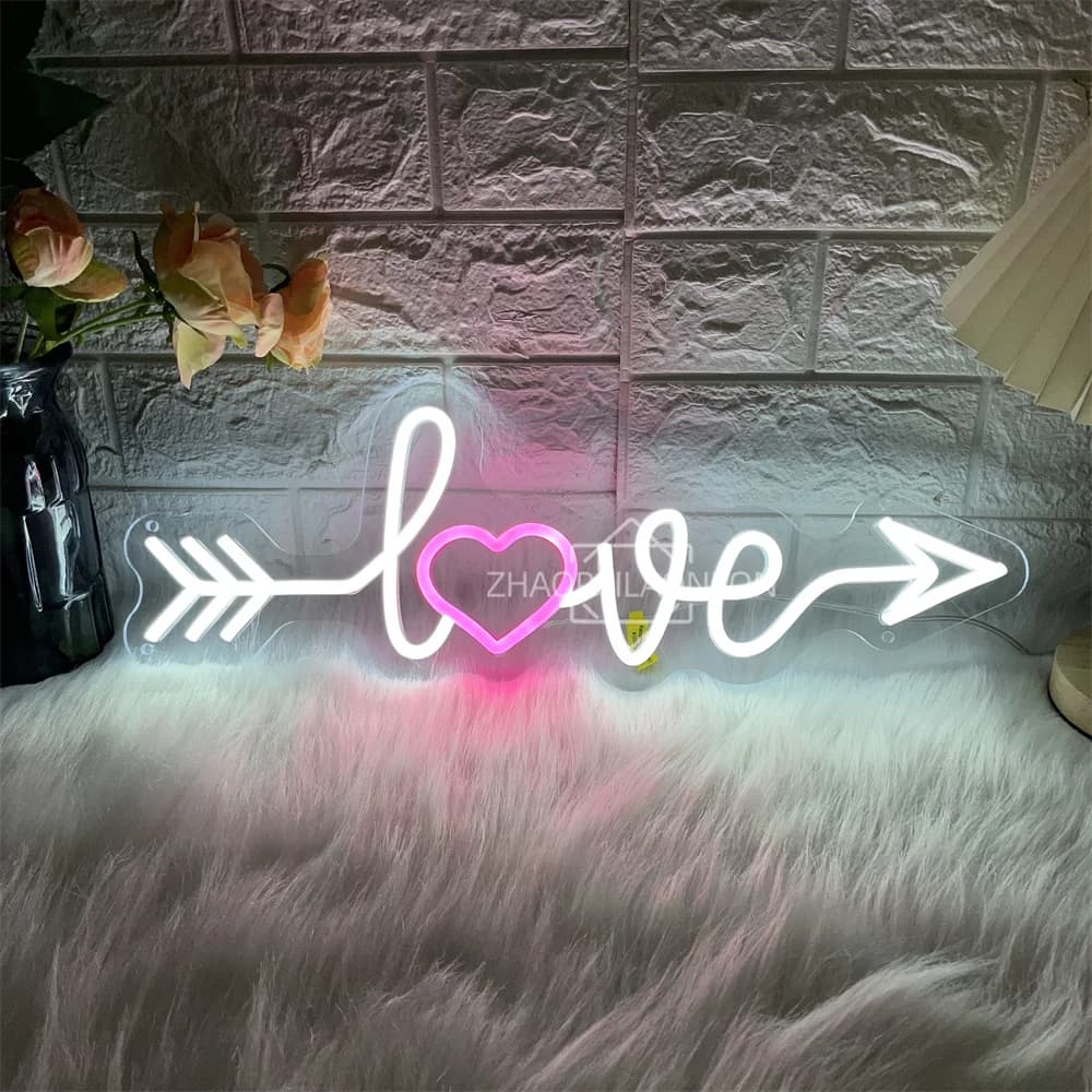 Love Neon Led Sign Wall Room Party Decor Matrimonio LED Neon Light Signs Camera da letto Matrimonio Compleanno Decorazione Noen Lights USB