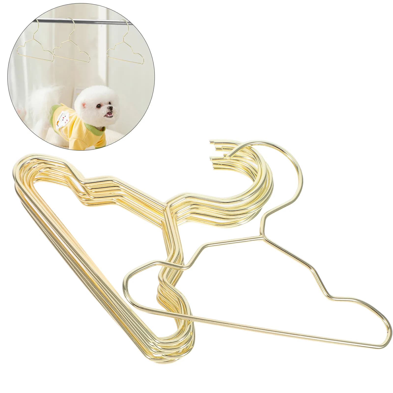 Appendiabiti in metallo per vestiti per cani, costumi per piccoli animali, mini abiti per gatti, espositori per abbigliamento