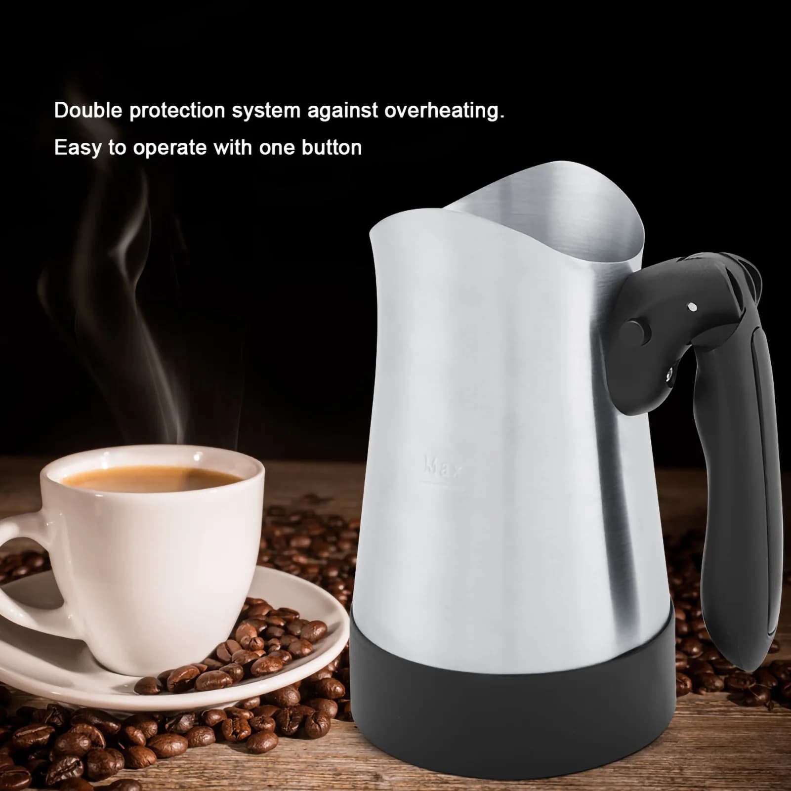 270ml Electrical Turkey Coffee Pot Food Grade Expresso Maker Machine