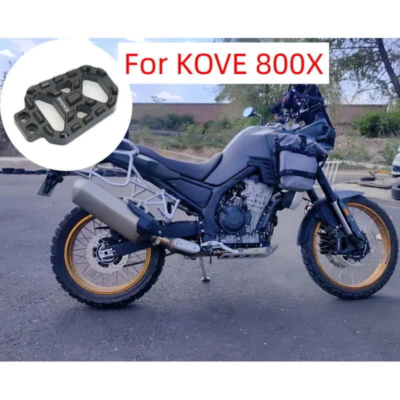 Per KOVE 800X 525X 500X 400X Accessori Moto Sedile di Estensione Del Piede Anteriore E Posteriore Pedale antiscivolo Pedale del Freno