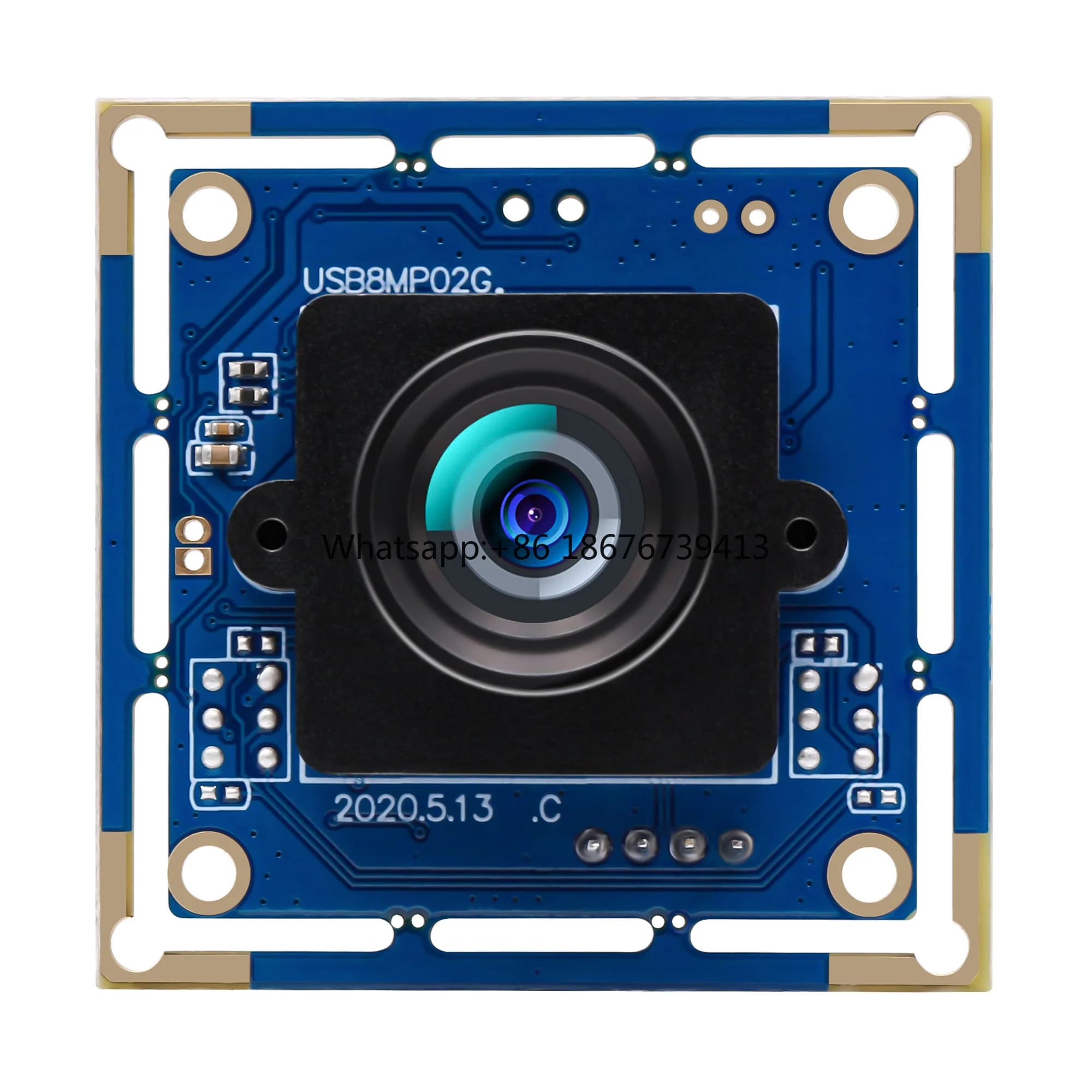 8MP Lightburn Camera Module High Resolution No Distortion Lens 4K Webcam Board IMX179 USB Computer Camera for Scanning