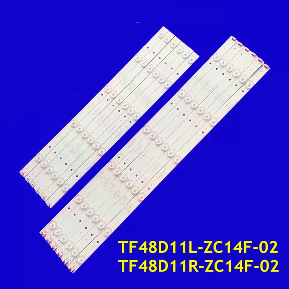 Striscia LED per Retroilluminazione TV per Modelli LE-48TL1200D, LE-48TM6500L, LE-48TM5500, LE-48TM6599L, LE-48T66, TF48D11L-ZC14F-02, TF48D11R-ZC14F-02