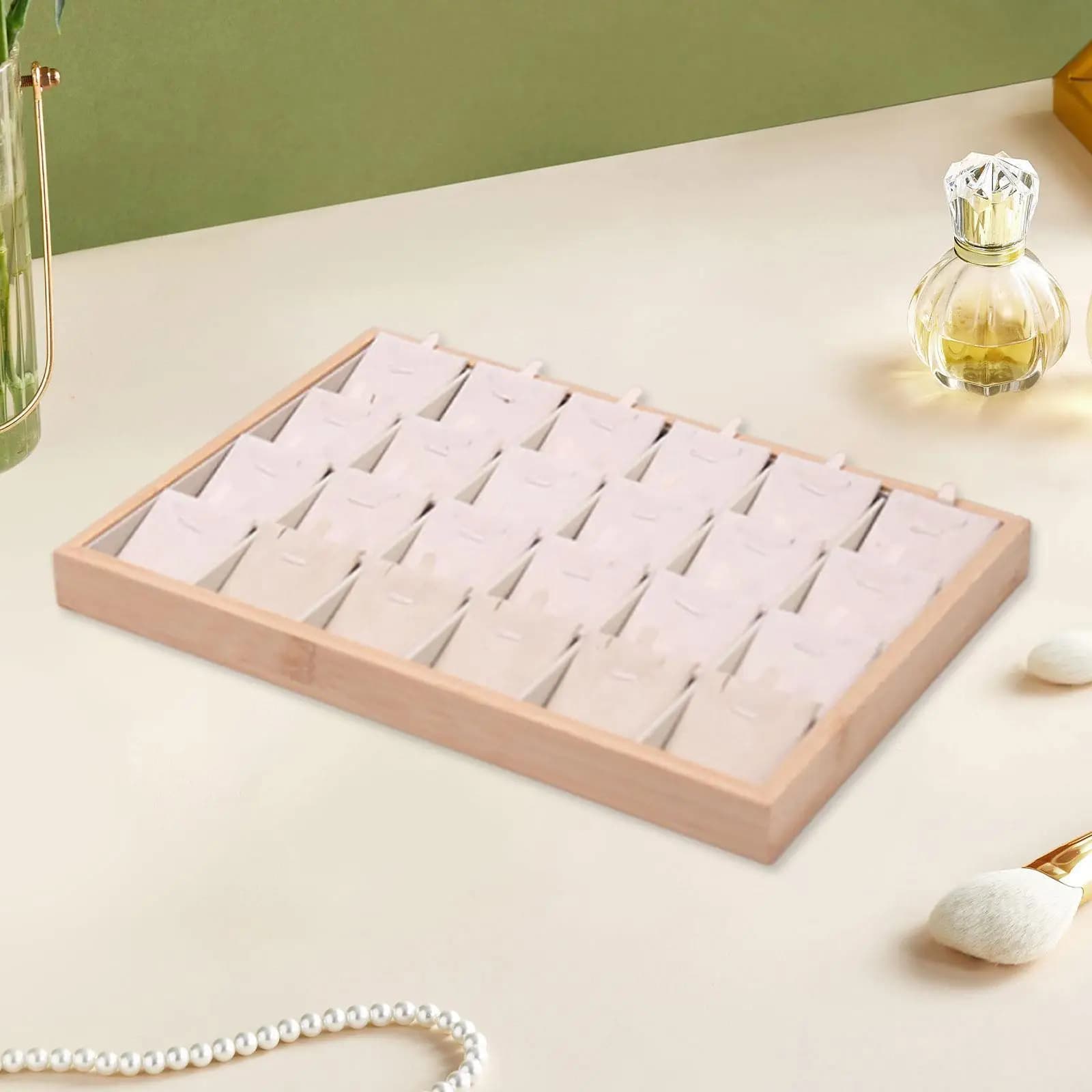 Portagioie Portatile, Scatola Porta Gioielli e Fermagli per Capelli, Versatile, Robusta, per la Casa, Regalo, Esposizione al Dettaglio, Contenitore Organizzatore per la Fidanzata