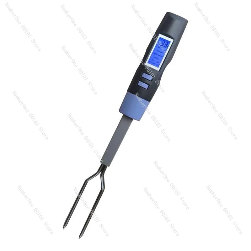 Forchetta per barbecue portatile in acciaio inossidabile, termometro elettronico da cucina per carne per barbecue e cottura di manzo
