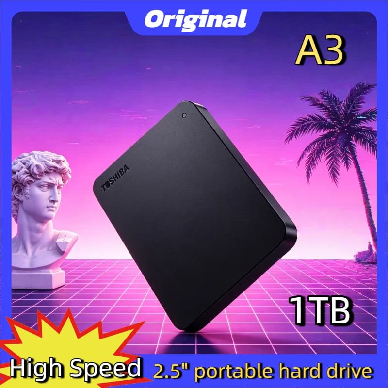 External HDD 500GB 1TB 2TB For Toshiba OEM A3 Expansion USB3.0 2.5 Inch Portable Hard Disk Drive Box Storage Compact Pro