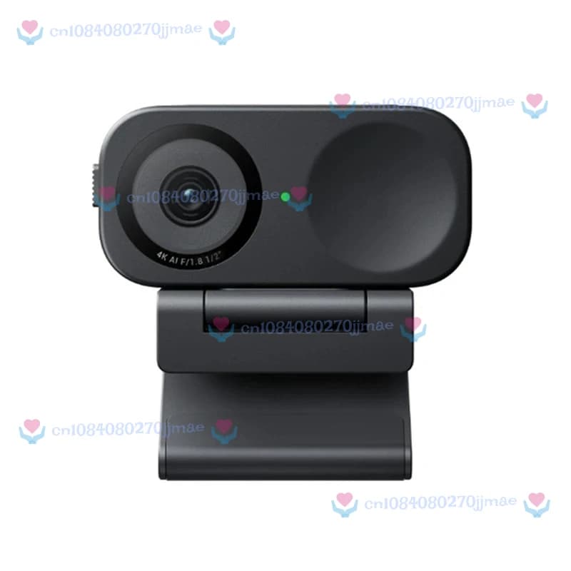 Webcam 4K con Sensore Superiore da 1/2\", Auto Framing, HDR, Microfono con Cancellazione del Rumore AI, Fotocamera Smart 4K per Dirette
