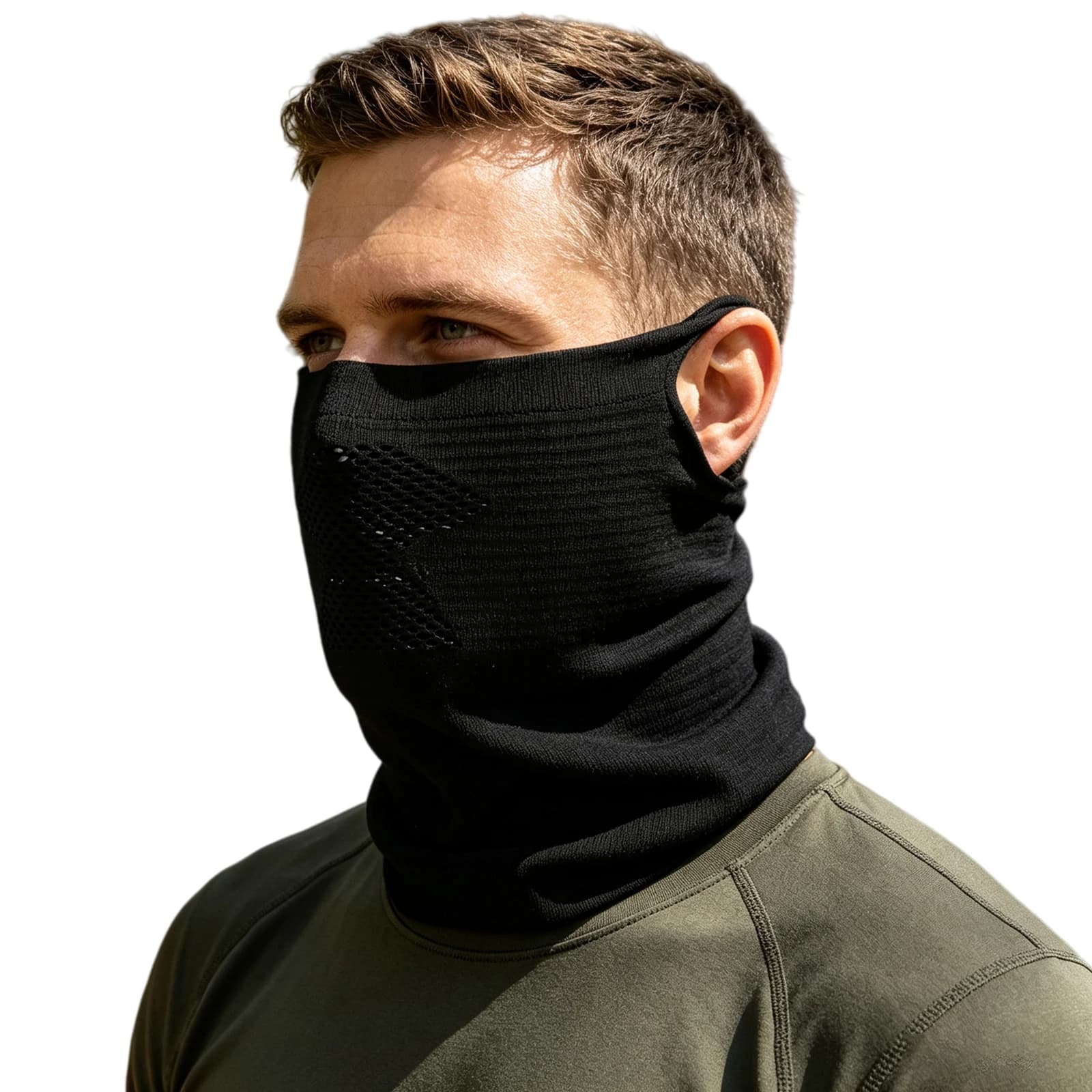 Tacticals Venoms Protective Face Mask with Detachable Steel Mesh Elastic Tacticals Halt Face Masks for Huntings Sport Cycling