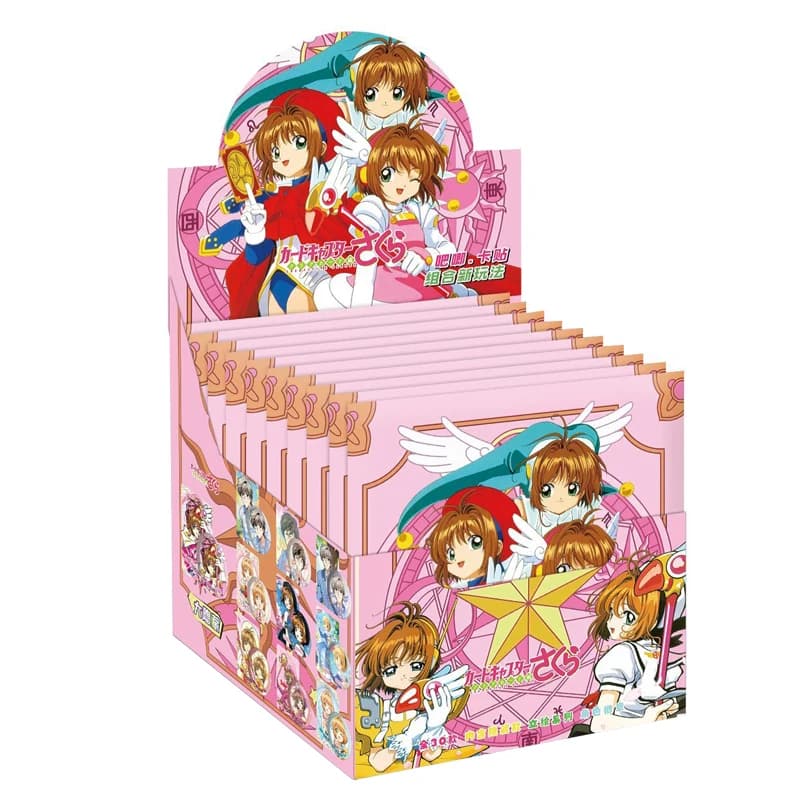 Cardcaptor Sakura 75mm Badge Blind Box Tinplate Pin with Sticker Anime Fans Collectible Gift