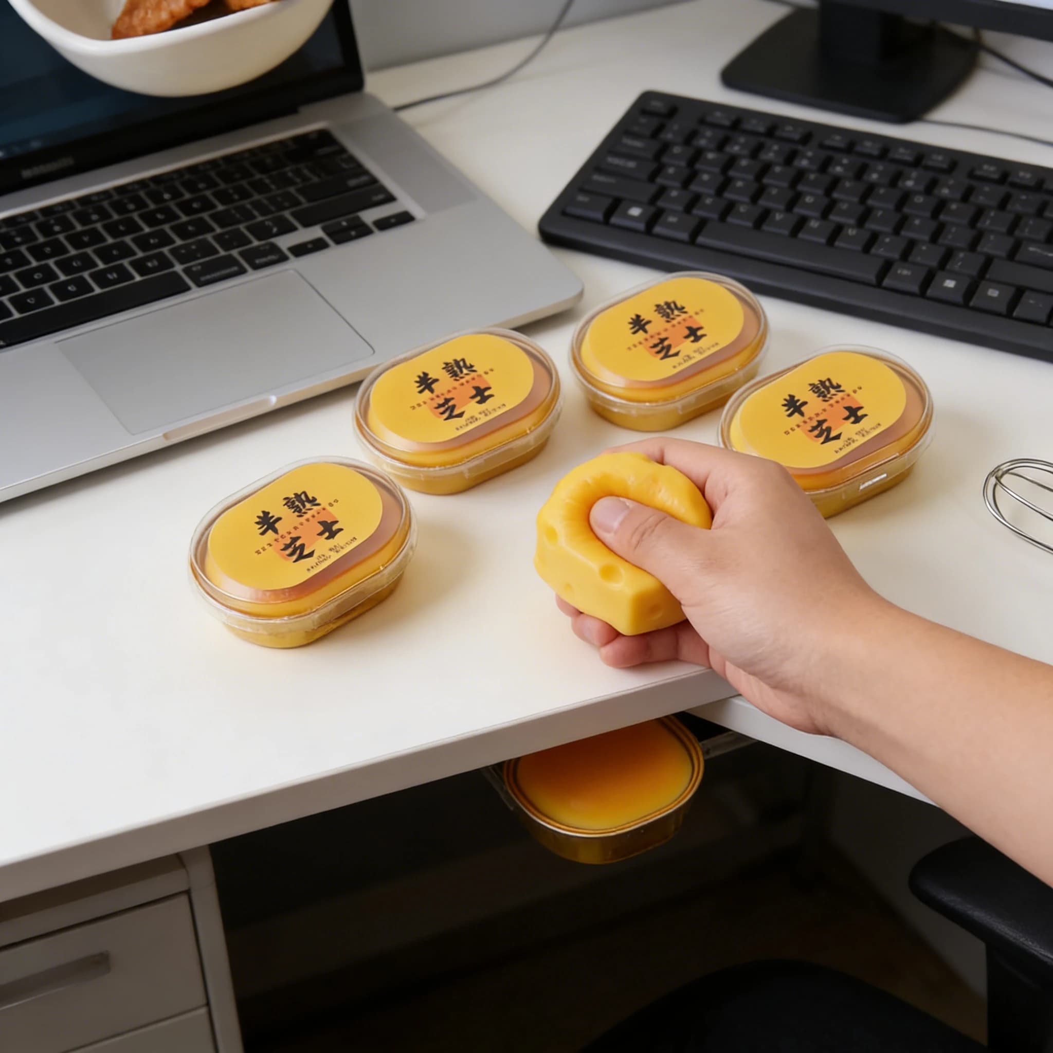 Squishy a Forma di Pane alla Maltose: Giocattolo Super Morbido a Lenta Risalita, Antistress Sensoriale per Bambini e Adulti, Giocattolo Profumato al Cibo