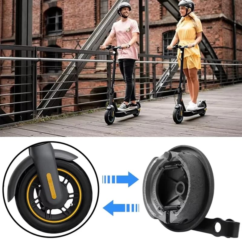 ABLB-Freno a tamburo della ruota anteriore MAX G30 di ricambio per Ninebot MAX G30 Kick Scooter gruppo freno Smart PADS parti di skateboard