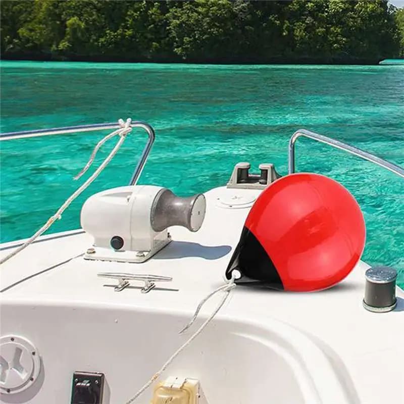 ABPF 1 Set Mooring Buoy Boat Ball Round Anchor Buoy Dock Bumper Ball Inflatable Boat, Small Sailing Boat, Ski Boat