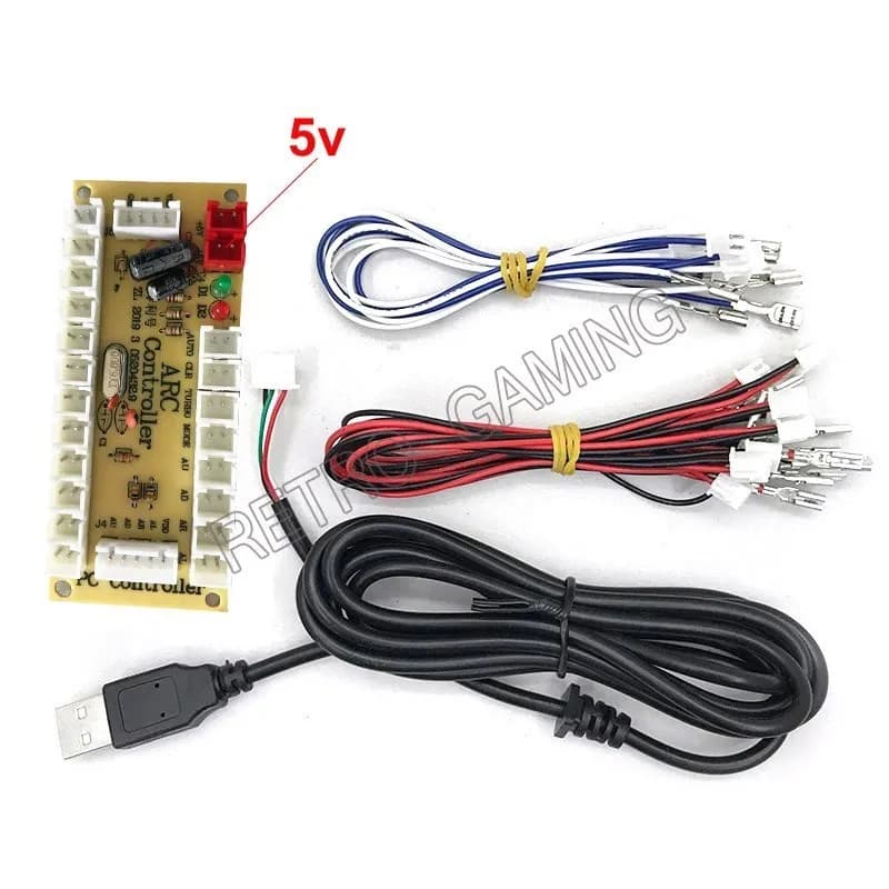 Nuovo Encoder USB a ritardo Zero su Joystick e pulsante per PC per controlli MAME & Fight Stick gioco Arcade fai-da-te parti del Kit Machina