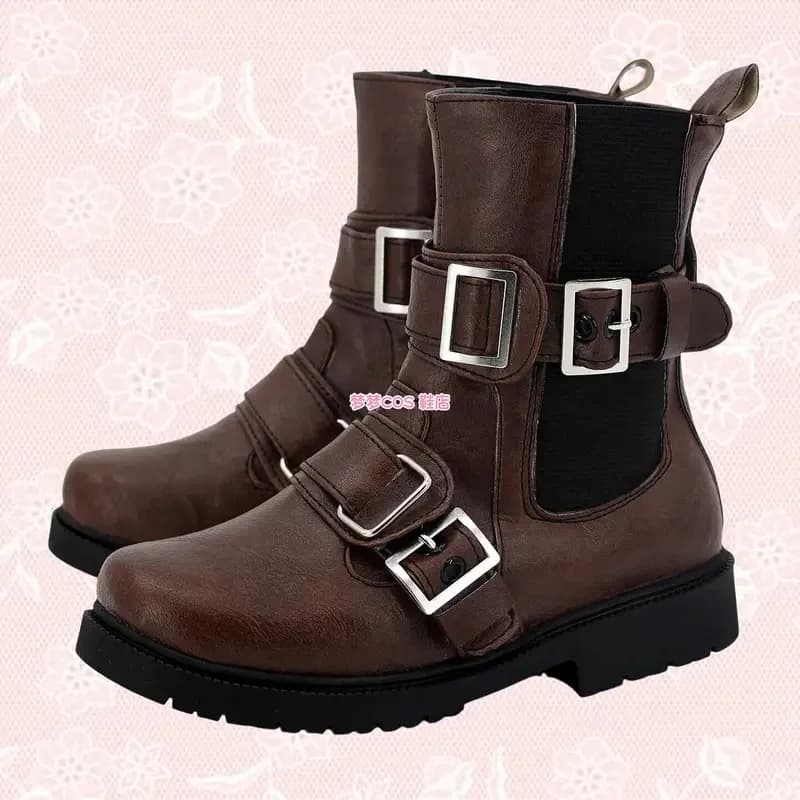 A;3\v,7'd/Game Resident Cos Evil 9 Grace Ashcroft Cosplay Shoes Boots Halloween Party Costume Accessories Props Madew;4'v,6\h/