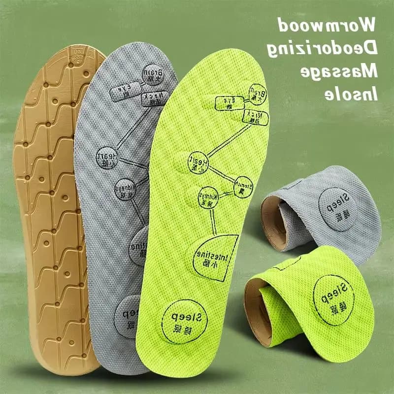 Breathable Deodorant Sports Shoes Underfoot Man Woman Digitopression on foot Solette Comfort Racing High jump basketball shoes sole