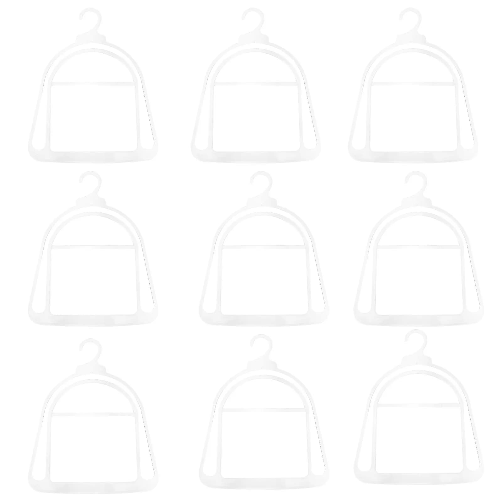 10 Pezzi Organizzatore Porta Cappelli in Plastica, Appendiabiti Salvaspazio per Armadio, Design Salvaspazio, Organizzatori per Armadi