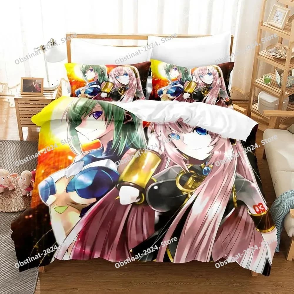 Stampa 3d Anime Kawaii Girl Sora Kake Girl Set biancheria da letto Singolo Twin Completo Queen King Size Set copripiumino per camera da letto per bambini adulti