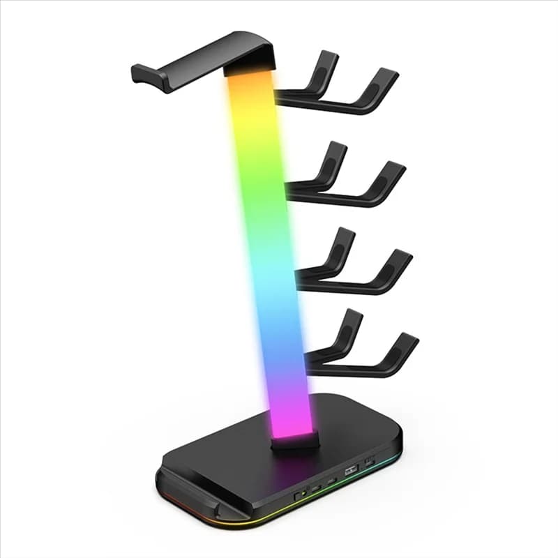 B92B-Support for Headphones for Game Controller Support for Headphones and Controllers 3 in 1 for Switch/Hearphone/Locker Storage