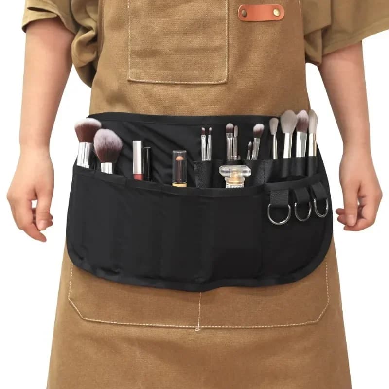 Adjustable Hair Scissor Bag Clips Comb Case Hairdressing Barber Waist Bags Holder Tool Salon Waist Pack Belt Storage Bag Apron