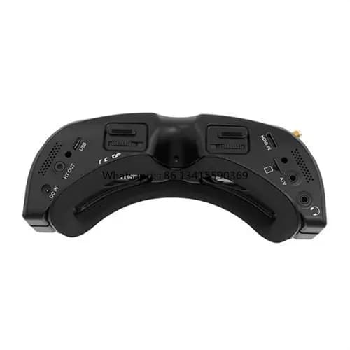 SKY04O OLED 5.8G 48CH Ricevitore con vista costante 1024X768 DVR FPV Occhiali con ventola per localizzatore di testa per robot da corsa RC